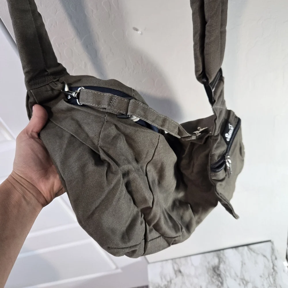 Pet Carrier Sling Bag in Gray
